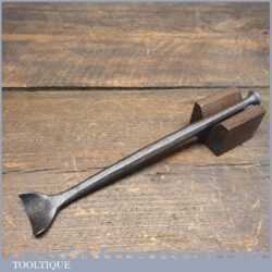 Vintage Stonemason’s Mallet Head Carving Gouge - Good Condition
