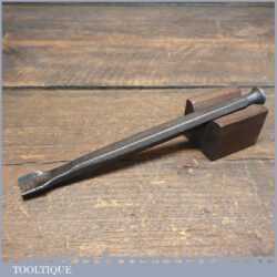 Vintage Stonemason’s Mallet Head Carving Gouge - Good Condition