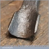 Vintage Stonemason’s Mallet Head Carving Gouge - Good Condition