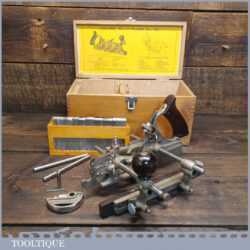 Vintage Boxed Record No: 405 combination Plough Plane - Fully Refurbished