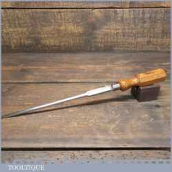 Vintage Willen Sheffield Cabinet Makers 14” Long Reach ¼” Flat Head Screwdriver