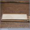 Vintage 5” x 1 ¼” Natural Coticule Fine Grade Honing Stone - Lapped Flat