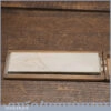 Vintage 5” x 1 ¼” Natural Coticule Fine Grade Honing Stone - Lapped Flat