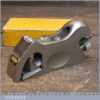 Vintage Boxed Stanley England No: 90 Rabbet Bullnose Plane - Fully Refurbished