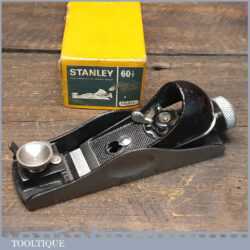 Vintage Boxed Stanley England No: 60 ½ Low Angle Adjustable Throat Block Plane
