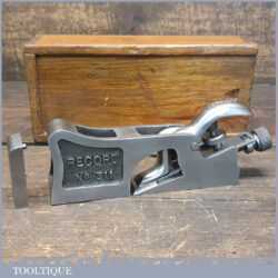 Vintage Boxed Record No: 311 Shoulder Bull Nose And Chisel Plane - Fully Refurbished