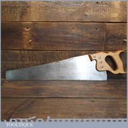 Vintage 22” Rip Saw With 6 TPI - Fully Refurbished Sharpened Ready To Use