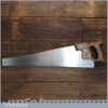 Vintage Disston Canada 24” Cross Cut Panel Handsaw 6 TPI - Refurbished Sharpened