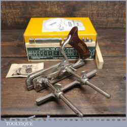 Vintage Boxed Stanley England No: 50 Combination Plough Plane - Fully Refurbished