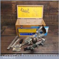 Vintage Boxed Record No: 405 Combination Plough Plane - Good Condition