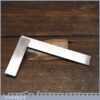 Vintage 6 ¼” Moore & Wright No: 400 Cast Steel Try Square - Good Condition