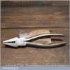 Nice Vintage Quality Pair Of English 8” Glazier’s Pliers - Good Condition