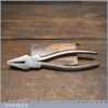 Nice Vintage Quality Pair Of English 8” Glazier’s Pliers - Good Condition