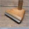 Vintage 3 ½” beechwood and steel veneer hammer in good used condition.