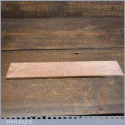 Vintage 12” x 2” Leather Strop & Mahogany Backing Board - Unused Condition