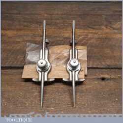 Vintage Steel Trammel Points Probably Made by Eclipse - Good Condition