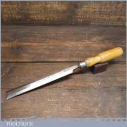 Vintage W. Marples & Sons Pattern Makers 1” Bevel Edge Paring Chisel - Sharpened Honed