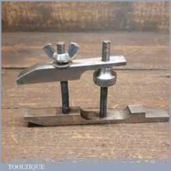 Unusual Vintage Engineer’s Toolmaker’s Clamp Fine Adjusting Screw