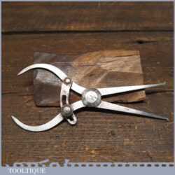 Vintage Quality 6” Internal External Steel Caliper Dividers - Fully Refurbished