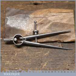 Vintage Moore & Wright 3 ½” Steel Spring Dividers - Refurbished