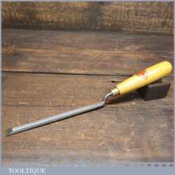 Vintage Henry Taylor Diamic Pattern Makers 1/2” Cranked Bevel Edge Paring Chisel