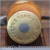 Vintage E. Preston & Sons Boxwood Brass Universal Bit Holder - Good Condition