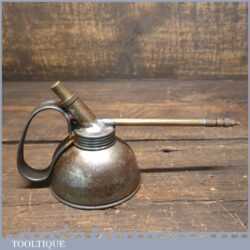 Vintage Parker-Hale Valve Spout Force Feed Automotive Oil Can