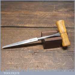 Antique James Howarth Carpenter’s Beechwood Square Reamer - Good Condition