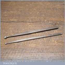 2 Unusual Vintage Ball Point Chasing Tools Probably Jewellery Makers