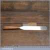 Vintage John Wilson 13” Long Plasterer’s Mahogany Handled Palette Knife