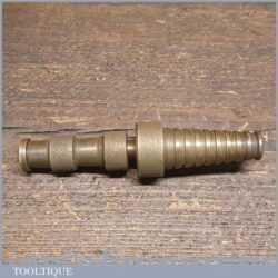 Vintage Solid Brass Water Hose Nozzle And Tap - Good Condition
