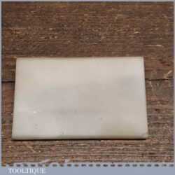 Vintage 3” Arkansas Lily White Slip Stone - Little Used Condition