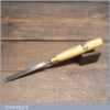 Vintage W. Marples & Sons Carpenter’s 3/8” Firmer Chisel - Sharpened Honed