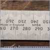 Vintage 500mm Rabone Chesterman No: B4 Metric Contraction Ruler - Good Condition