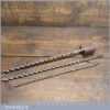 3 Extra-Long Screw Timber Framing Brace Auger Bits Marples & Ridgway