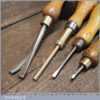 Selection 4 Vintage Carpenter’s Tools Push Pin Tack Lifter & Awls - Good Condition