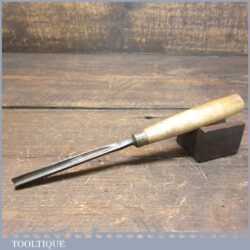 Vintage Herring Bros 5/16” No: 10 Straight Wood Carving Gouge Chisel