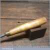 Vintage Herring Bros 5/16” No: 10 Straight Wood Carving Gouge Chisel
