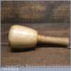 Vintage Beechwood Woodcarving Mallet 3” Wide Head - Good Condition