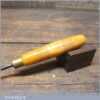 Vintage Addis 3/16” Straight Wood Carving V Parting Chisel - Sharpened Honed