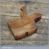 Antique Beech Wood 4 ½” Compassed Round Miniature Moulding Plane