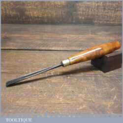 Vintage W. Marples 1/4” Straight Woodcarving V Parting Chisel - Sharpened Honed