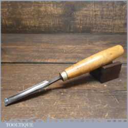 Vintage carpenter’s 1/2” in-cannel gouge chisel