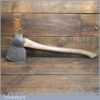 Vintage carpenter’s Kent Pattern axe with a 24” Hickory shaft, sharpened and honed ready for use