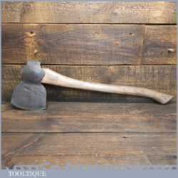 Vintage carpenter’s Kent Pattern axe with a 24” Hickory shaft, sharpened and honed ready for use