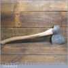 Vintage carpenter’s Kent Pattern axe with a 24” Hickory shaft, sharpened and honed ready for use