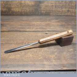 Vintage J. B. Addis & Sons 5/16” Straight Woodcarving Gouge Chisel - Sharpened Honed