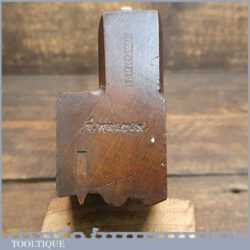 Antique H. Brown 1812-1843 Quirk Ogee Beechwood Moulding Plane - Good Condition