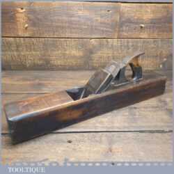 Vintage Moseley & Son Carpenter’s 22” Beechwood Trying Plane - Lapped Flat