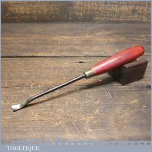 Vintage S.J. Addis 3/8” No: 27 Woodcarving Spoon Gouge Chisel - Sharpened Honed